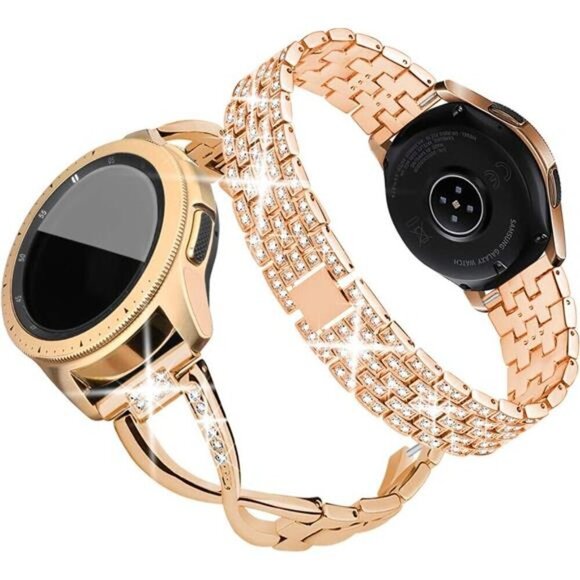 NEW Pair of Samsung Galaxy Rose Gold Watch Bands - Picture 1 of 4